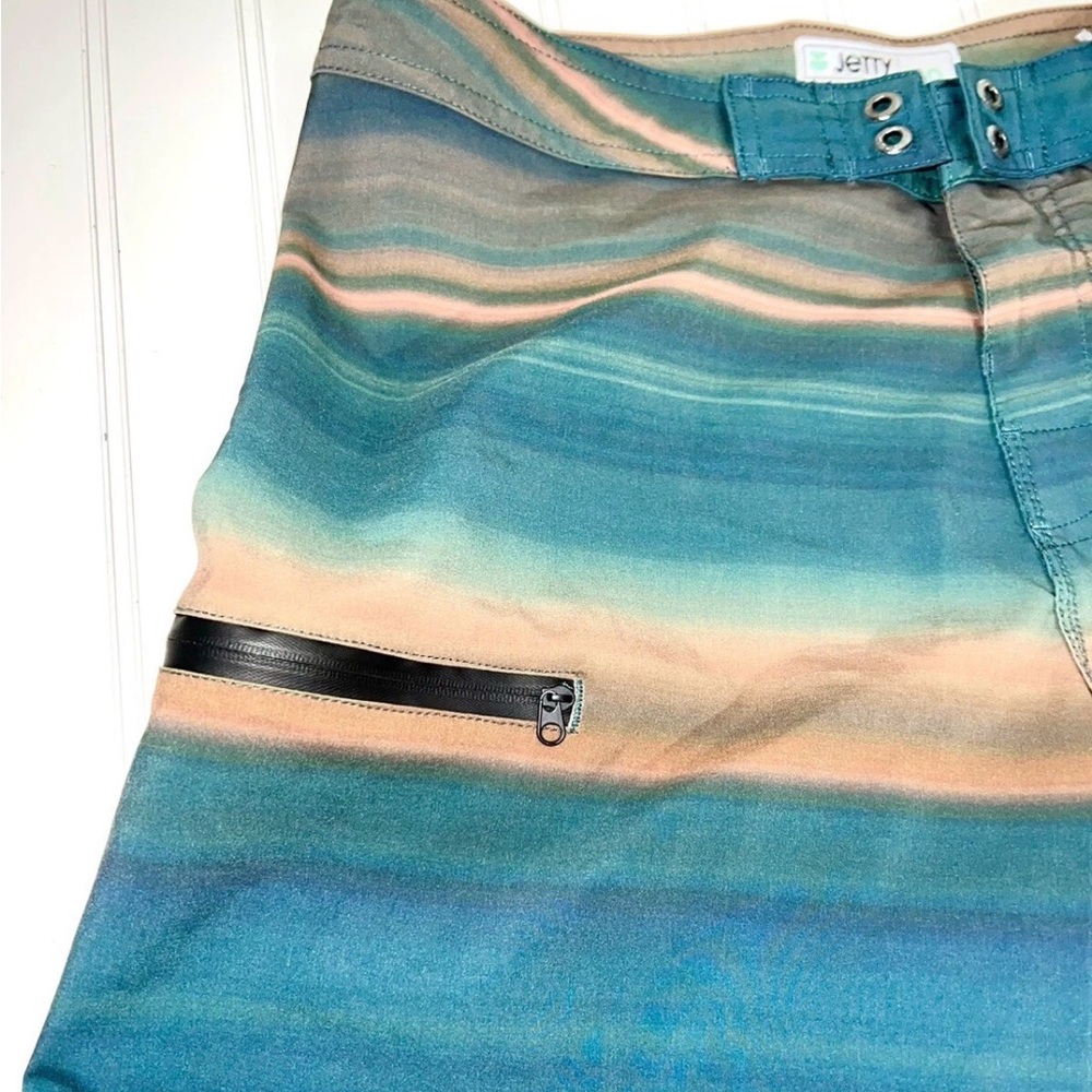 Jetty Supply Co Size 30 Board Shorts  Holyoke Performance Boardshort Swim Trunks - Picture 2 of 5